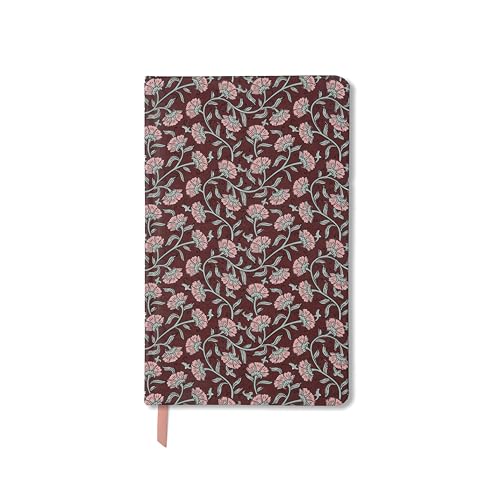 Carnet de notes bordeaux vintage pour le travail et le journal intime