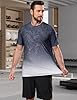iCKER Men’s T-Shirts Gym T Shirts for Men Sports Quick Dry Running Tops Moisture Wicking Athletic Short Sleeve Breathable Workout T-Shirt,Grey TX006,XXL #2