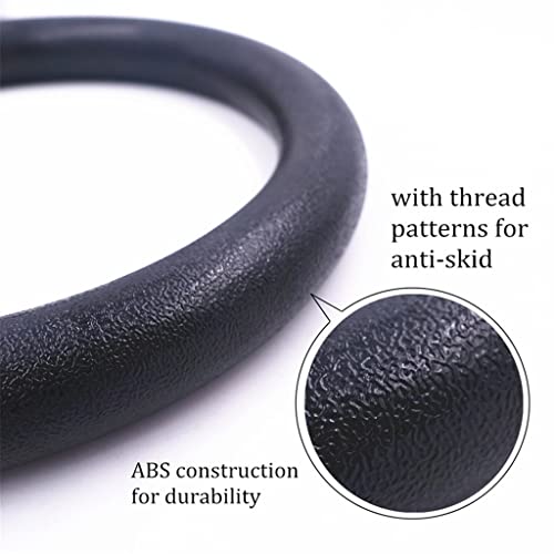 Anillas de gimnasia ABS con correas ajustables y mango de espuma miniatura 6
