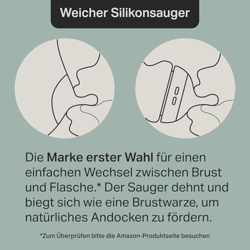 Tommee Tippee-Babyflaschen, Advanced Anti-Kolik-Flasche, 260ml, brustähnl. Sauger (langsam), belüft. Anti-Kolik-Stab, selbststeril… – Ansicht 7