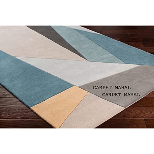 Image of Carpet Mahal Export Quality Handmade Tuffted Pure Woollen Carpet for Living Room Bedroom Size 12 x 18 feet (360X540 Cm) Color-Multi