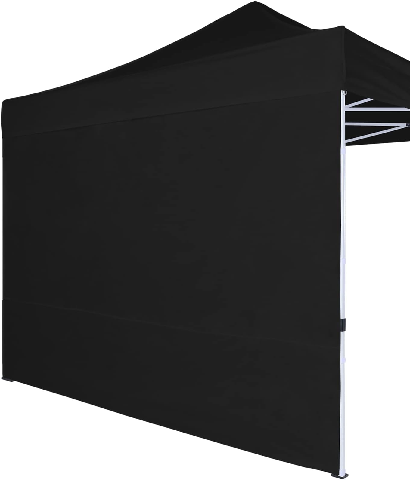 SunWall for 10x10 Pop up Canopy Tent,1 Pack Sidewall Only (Black)