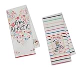 Design Imports India Bon Appetit French Bakery Themed Floral Heart Springtime Paris Cotton Kitchen D
