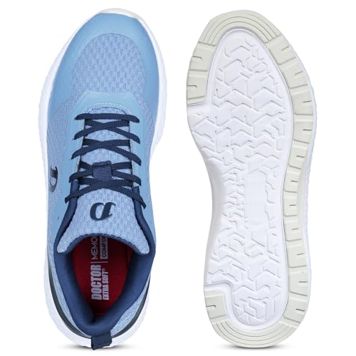 Image of DOCTOR EXTRA SOFT Men's Running Shoes - Lightweight Breathable Sports Sneakers with Memory Foam Cushioned EVA Sole, Shock Absorbing Walking Jogging Gym Training, Slip-On Casual Athletic Wear D-2015