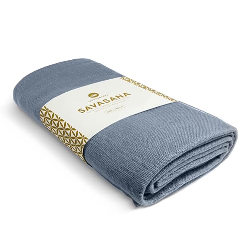 Lotuscrafts® Yogadecke Baumwolle Savasana 200 x 150 cm, Meditationsdecke,...
