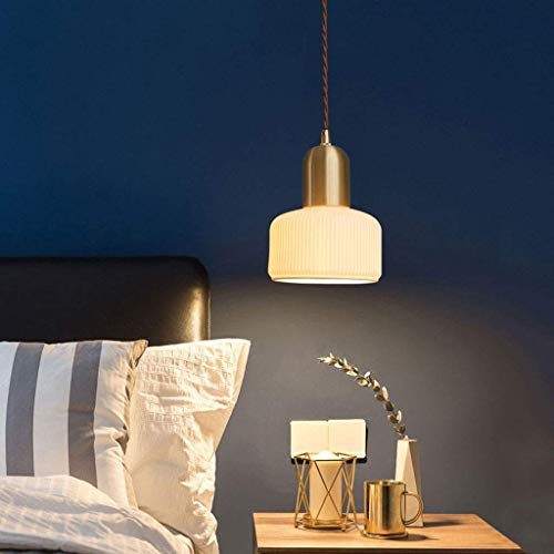 Lámpara japonesa de cerámica con cable ajustable para regular luz en pasillos 2