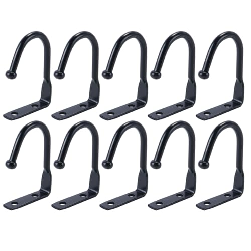 Hoite Lot De 10 Crochets Sous Armoire, Porte-tasses, Crochets Métalliques Sous Étagère, Cintres De Rangement Pour Ustensiles