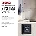 Delta Faucet SimpleSteam 10kW Steam System Kit Brushed Nickel, Includes 10kW Steam System Generator, Square Digital System Control, Square Steam Head, Lumicoat Stainless 5P-EST010-SS-PR