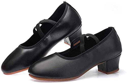 GRATTY バレエシューズ ヒール5cm ブラック 24.0cm