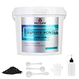 1.5LBS Pure Graphite Powder,3000 Mesh Microfine Dry Graphite Lubricant Powder for Locks,Pinewood Cars,Bearings,Reels,Sketches, Paintings