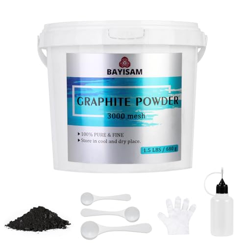 10 Best Graphite Powder Art Supplies That Every Artist Needs 3 Pure Graphite Powder 3000 Mesh Microfine Lubricant