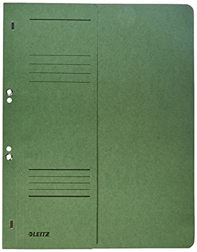 Leitz Ösenhefter (1/2 Vorderdeckel, A4, kfm. Heftung, Manilakarton, sortiert) 5 Stück