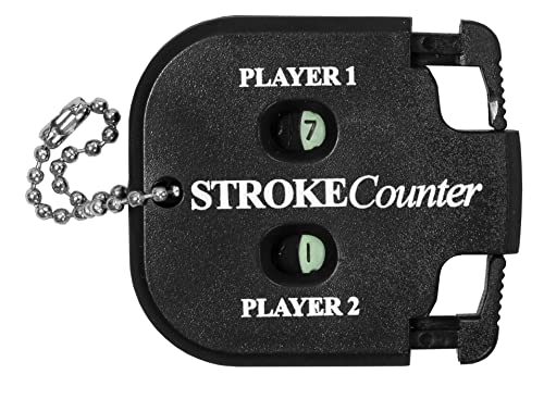 LONGRIDGE Golf 2 Player Stroke Counter 2-hráčský počitadlo úderů - černé