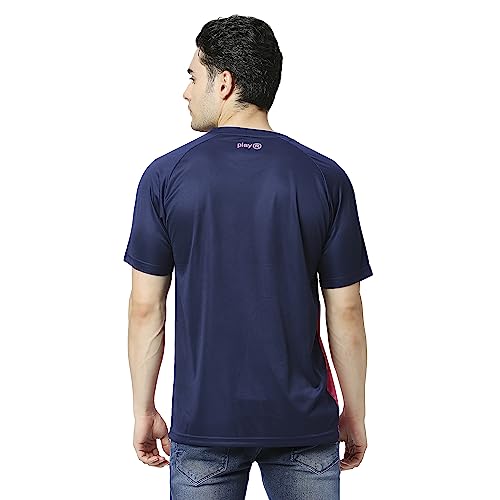 Image of playR x RR Match Jersey 2023 - Men's Plain T-Shirt Regular Fit Activewear Lightweight, Comfortable, Durable Sports Tee for Match Day, Training, Practice Everyday Wear for All Season