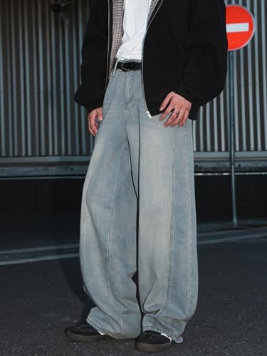 CAONAT Baggy Y2K Skater Denim Pants
