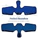 Yitobecka Neck Pad for Headgear Straps, Comfortable Fleece CPAP Headgear Strap Covers Universal and Washable CPAP Mask Cushions Can Reduce Headgear Pressure and Cheek Red Marks, Blue