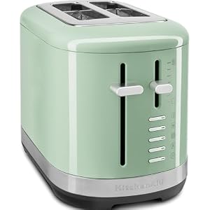KitchenAid Toaster für 2 Scheiben - Retro Design Toast Machine - 7 verschiedene Funktionen - Edelsthal - Pistazie Grün