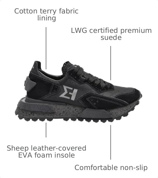 Image of The NSJ600 is a Sneaker with a Very Graphic Design, Made of Leather, Premium Suede and Nylon its Vintage Sporty Finish fit Every Outfit.