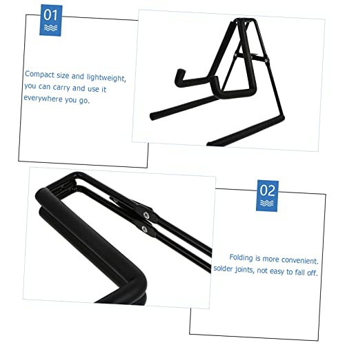 VICASKY 1 Pc Support D’ukulélé Support Ukulélé Support De Rack De Guitare Acoustique Support De Support De Guitare Support Au Sol Support De Guitare Électrique Fer Tomber Par Terre - Les Beatles, Paul McCartney, John Lennon, RIngo Starr, George Harrison VICASKY 1 Pc Support D'ukulélé Support Ukulélé Support De Rack De Guitare Acoustique Support De Support De Guitare Support Au Sol Support De Guitare Électrique Fer Tomber Par Terre – Image 4