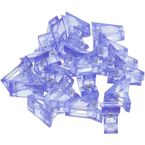 VICASKY 20 clips para uñas acrílicas color azul miniatura 1