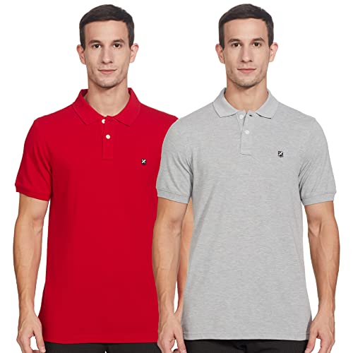 Amazon Brand – INKAST Men Polo Shirt (Pack of 2)