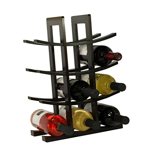Soporte para botellas de vino de plástico estilo rústico miniatura 3