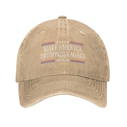 YIHOCIDE Anti Trump Hats Make America Trumpless Again Hat Adjustable Fashion Natural Cap for Men Women
