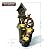 Decorative Garden Birdhouse Three Tier Water Fountain Outdoor with LED Lights and Water Wheel