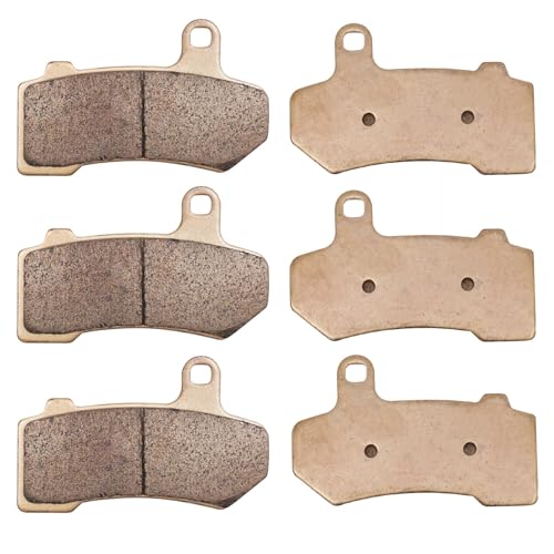Mabutingti Plaquettes de Frein Avant et Arrière Sintered pour Harley Davidson Road Glide Road King Street Glide Electra Glide Ultra Limited Street Rod V-Rod...