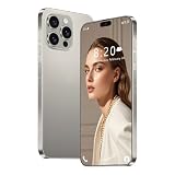 Smartphone sbloccato I16 Pro Max, telefono cellulare Android 5G con schermo Ultra HD da 7,3 pollici, batteria da 8000 mAh, 16 GB 1 TB, supporto multilingue, Dimensity9000 (10 core),Grey-1TB
