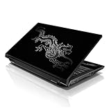 LSS Laptop 15 15.6 Skin Cover with Colorful Chinese Dragon Pattern for HP Dell Lenovo Apple Asus Acer Compaq - Fits 13.3' 14' 15.6' 16' (2 Wrist Pads Free)