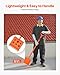 VEVOR Shingle Shovel 2 Pack, D-Grip Handle Shingle Roof Ripper, High Hardness 45# Steel & Lightweight Easy Tearing Off Roofing & Nails Tool, Ideal for Commercial and Residential Use,Orange