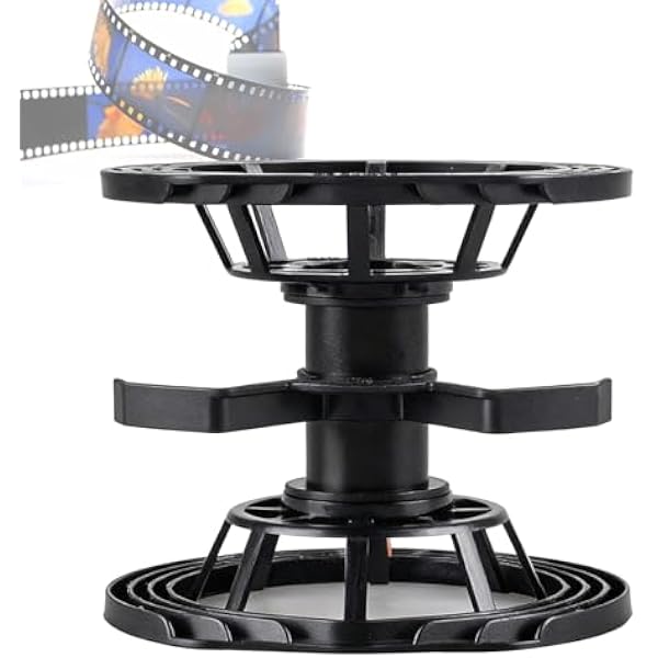 Zestaw akcesoriów do obróbki filmów w rolkach spiralnych do ciemni, uchwyt na filmy w wielu formatach, bezpieczne mocowanie filmów, łatwy montaż, do profesjonalnego wywoływania filmów w arkuszach o