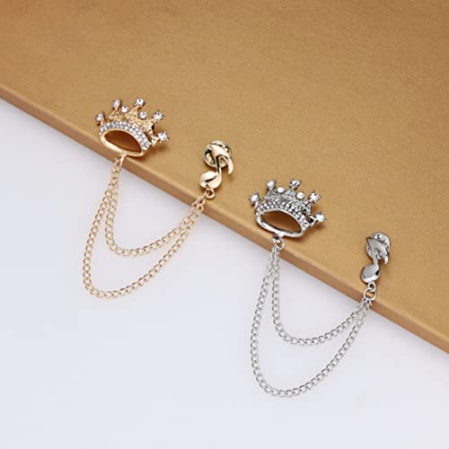 Broche de solapa para sujetar ropa escotada o chaquetas sin botones 2