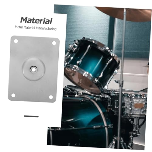 Placa de montaje UPKOCH para práctica de tambor, construcción resistente, patas antideslizantes, soporte versátil para instrumentos de percusión y tambores pequeños miniatura 7