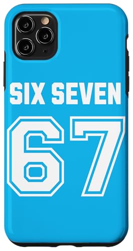 67 Six Seven Sport Design on Back. 6 7 Meme Men Women Kids X}zP[X iPhone 11 Pro Max p