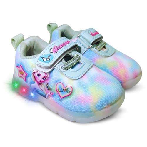 FootStation Kids' Colorful & Playful Girls' Sneakers (Pista, UK Footwear Size System, Toddler, Women, Age Range, Medium, 6 Months, 9 Months)