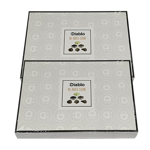 Image of Diablo No Added Sugar Luxury Chocolate Gift Box - Gluten Free, Celebration of Any Occasion, Birthday, Anniversary chocolates Gift Set - Assortment of Flavors, Ideal for Gifting - 14 Pieces, 2 Packs