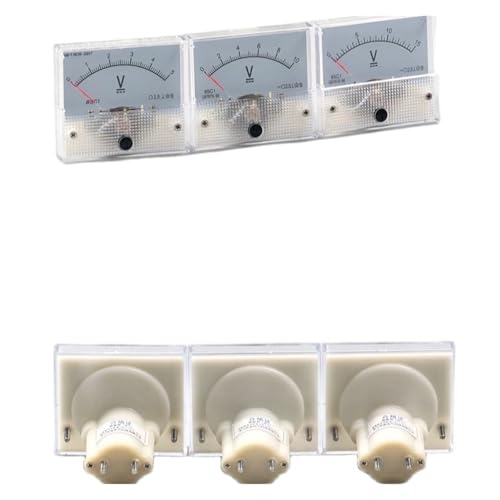 Voltmètre analogique CC 85C1-V 0-20V pour panneau électrique rétroéclairé