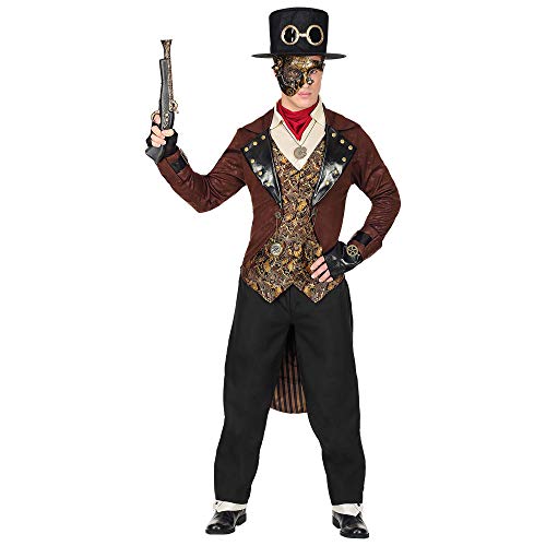 WIDMANN 08080 – Disfraz Steampunk, frack con camisa y chaleco, pantalones, Ascot,...