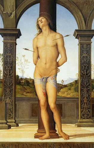Poster Pietro Perugino style graffiti pour salon moderne 60x90