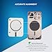 MEEFIX Internal Magnet Replacement for MagSafe Charging with Adhesive - Back Cover Repair Part (for iPhone 14 Pro and 14 Pro Max)