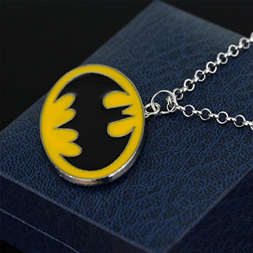 Pillobox Batman Spider-Man Jewelry Necklace Vintage Pendant Gifts For Teen Boy Girl Men Woman (Batman And Spider Man Necklace 2Pcs) #TOP4
