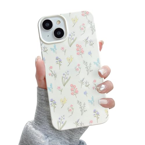 Coque iPhone 14 motif floral QLTYPRI housse protection souple mince