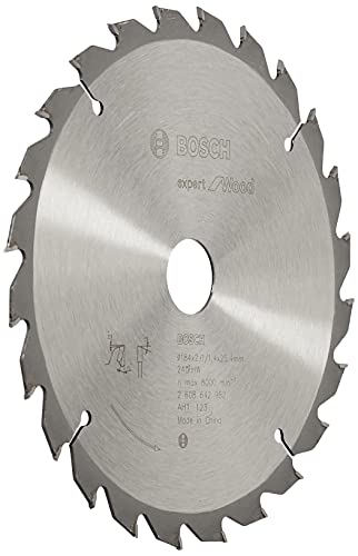 Image of Bosch Professional Circular Saw Blade For Wood 7'' / 184Mm Dia, 25, 4Mm Bore, 24 Teeth, Pack of 1