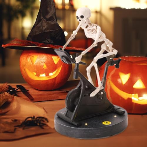 Squelette animé effrayant drôle pour décorations d'Halloween - 4