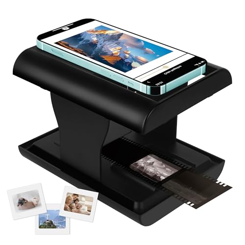 Mobile Film Scanner for 35mm Slides & Negatives, Portable Photo
