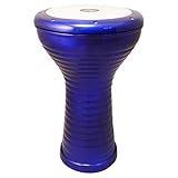 The 17'' Wave Zaza Percussion Egyptian Style Darbuka Doumbek (Blue)
