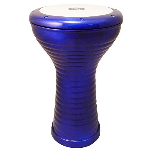 The 17'' Wave Zaza Percussion Egyptian Style Darbuka Doumbek (Blue)