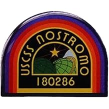 Alien Sci Fi Weyland USCSS Nostromo Metal Enamel 1 Inch Tall Pin